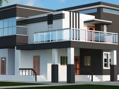 Exterior house 3D model