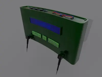 Antipersonnel Mine Sci-Fi Low-poly 3D model