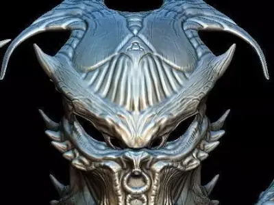 Odin predator Bio mask 3D model