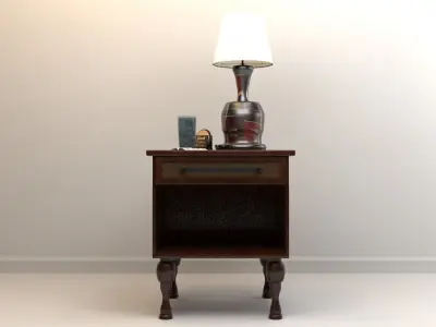 End Table Set 3D model