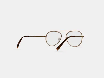 Belmar Eyeglasses in Polished Gold 3D model