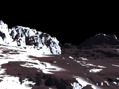 Mountain high poly textured unwrapped and ready to Use 3D model