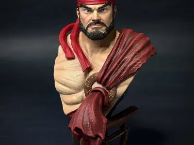 RYU STREET FIGHTER 6 3D STL 3D print model