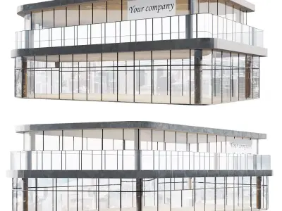 Commercial building 3D model 154