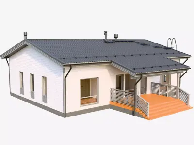 Nordic house 3D model