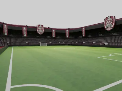 CFR Cluj Football Stadium Low-poly 3D model