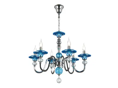 699064 Azzurro Osgona Chandelier 3D model