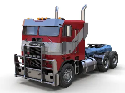 Optimus Prime Freightliner Low-poly 3D model