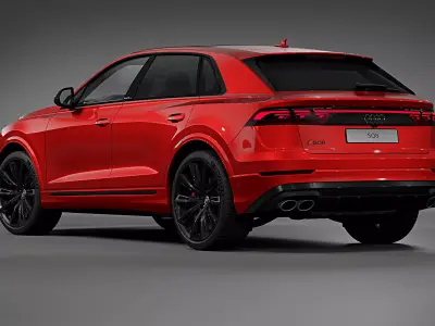 2024 Audi SQ8 Red Edition 3D model