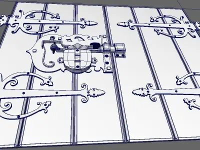 Fantasy Trap Door 3D model