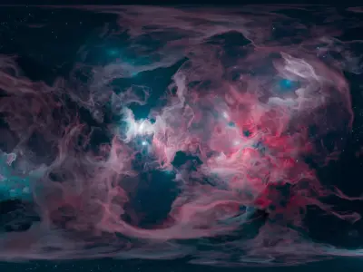 Phantom Aurora Nebula HDRI 12k 360 degree 3D model