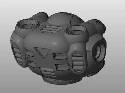 CHIBI-TECH SD - TRENCHER CORE 3D print model