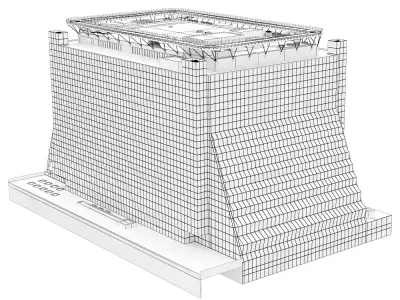 Building 5 Manhattan West  New York 3D model