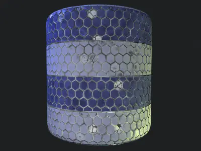 Stylized Portuguese Tiles Material 01 - Substance 3D Designer Texture