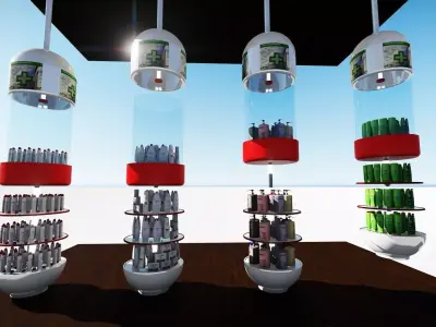 pharmacy stand Free 3D model