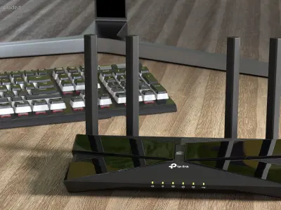 Tp Link Archer AX50 Wifi 6 Router 3D model