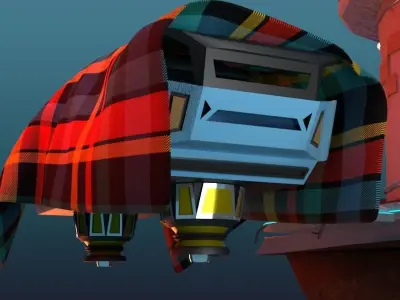 Flying Cafe 3D model