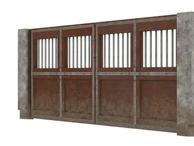 Arena - Dungeon Door Low-poly 3D model