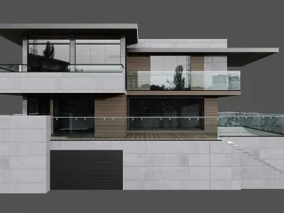 MODERN HOUSE NO20 A 3D model