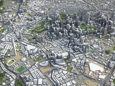 Kuala Lumpur 3D Model Pack