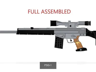 Heckler and Koch 3D Model Pack