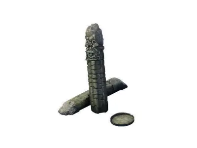 Game Model - Broken Stones 03 3D model