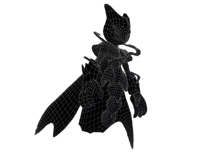 Evil Monster Soul Character V1 003 Low-poly 3D model