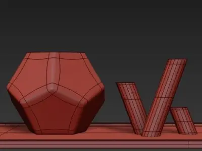 chest of drawers 11 3D model