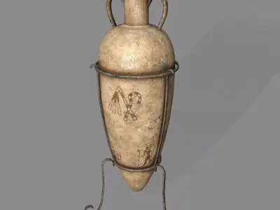 vase 1 greek Low-poly 3D model