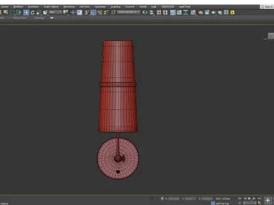 CONIFER ARTICULATING SCONCE Low-poly 3D model