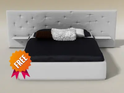 Chance Bed Desiree Free 3D model