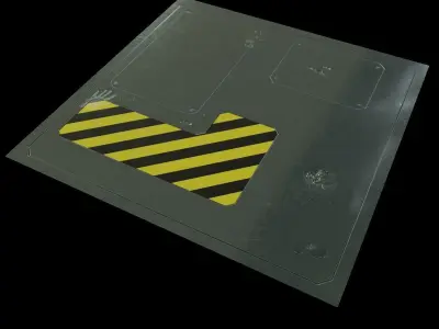 Futuristic Spaceship Interior Tileable Texture Pack PBR Texture