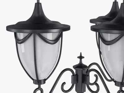 Vintage Streetlight v 3 3D model