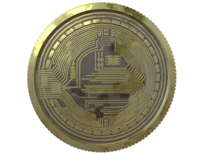 Bitcoin v7 004 3D model