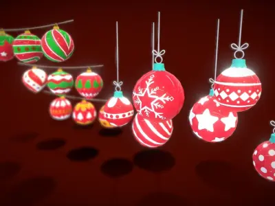 V5 Christmas Lighting2 3D model