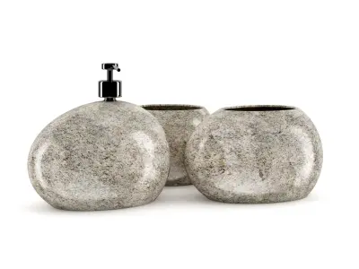 Stone Bathroom Fixtures 3D model