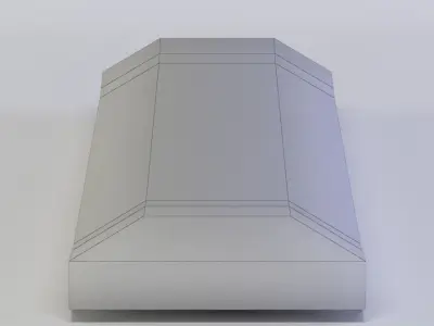 Log plank Low-poly 3D model