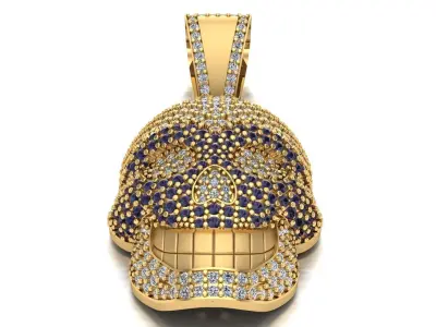 Ghost pendant 3D print model 3D print model