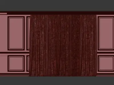 Curtain Set 257 3D model