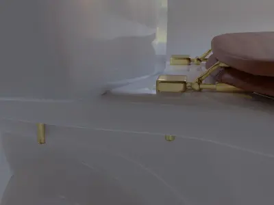 Toilet Bowl Pack 1 Low-poly 3D model