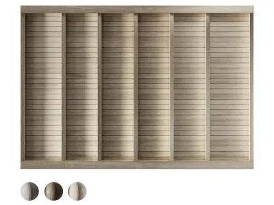 Wooden ceiling 3D model