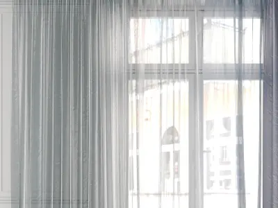 Curtain Set 491C 3D model