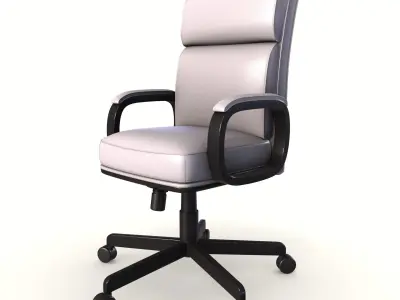 office chair executive 008 Low-poly 3D model