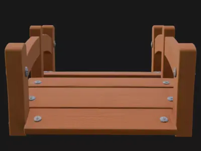 Cartoony Bridge 3d Model 3D model