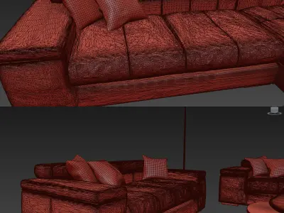 Divan Natuzzi Avana  3D model
