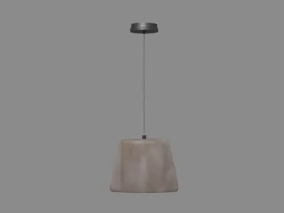 Concrete Lamp Free 3D model