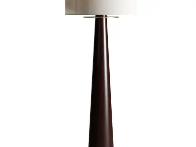 CB2 Eastside Acacia Wood Floor Lamp 3D model