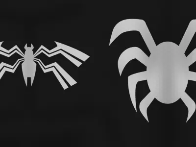 Spectacular Spider - Man Symbiote Suit 2 Low-poly 3D model