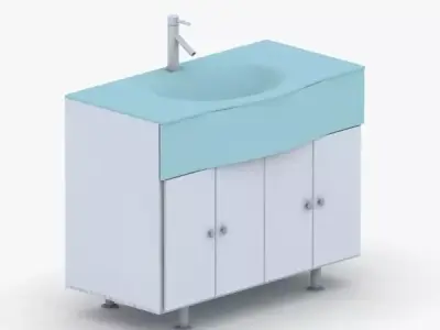 1571 - Sink Low-poly 3D model