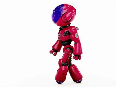 UTILITY BOT LORA  RIGGED 3D model